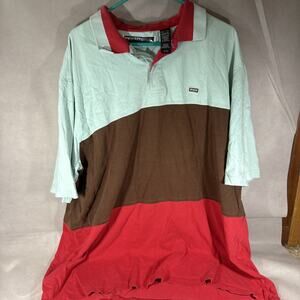 Enyce Clothing Co. Vintage Polo Shirt Big Graphic Print Size 3XL PP